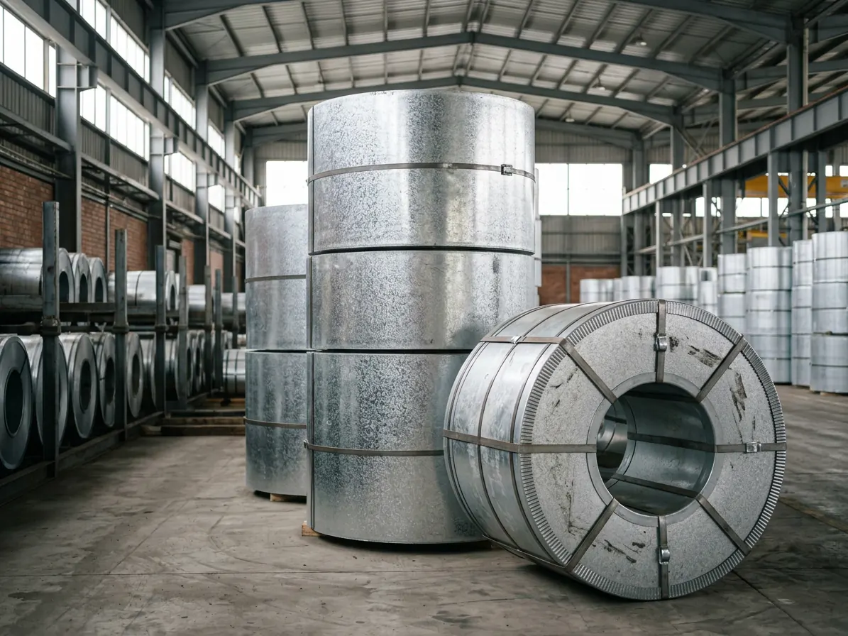 Galvanized steel coil ready for roll forming